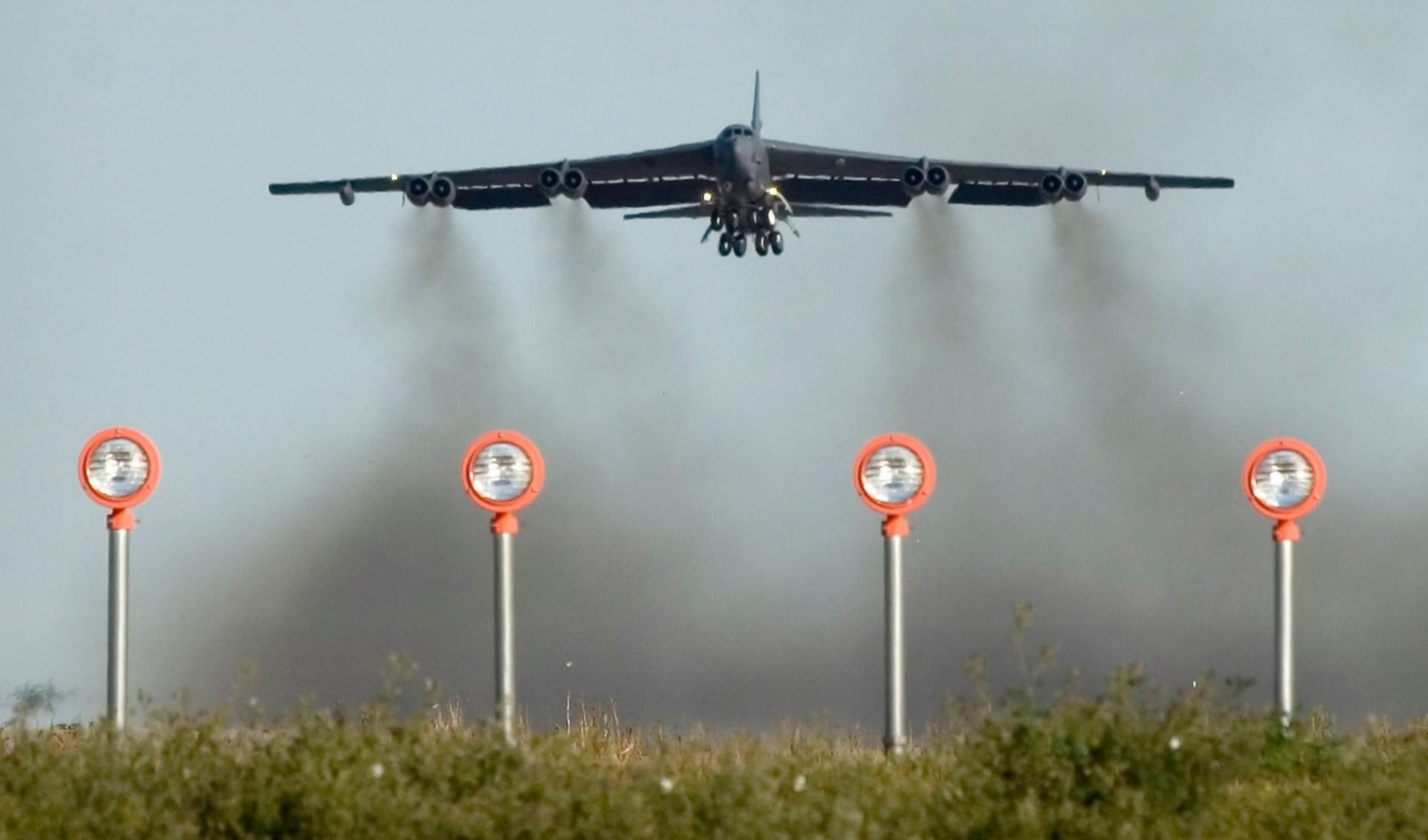Působivý start B-52 Stratofortress