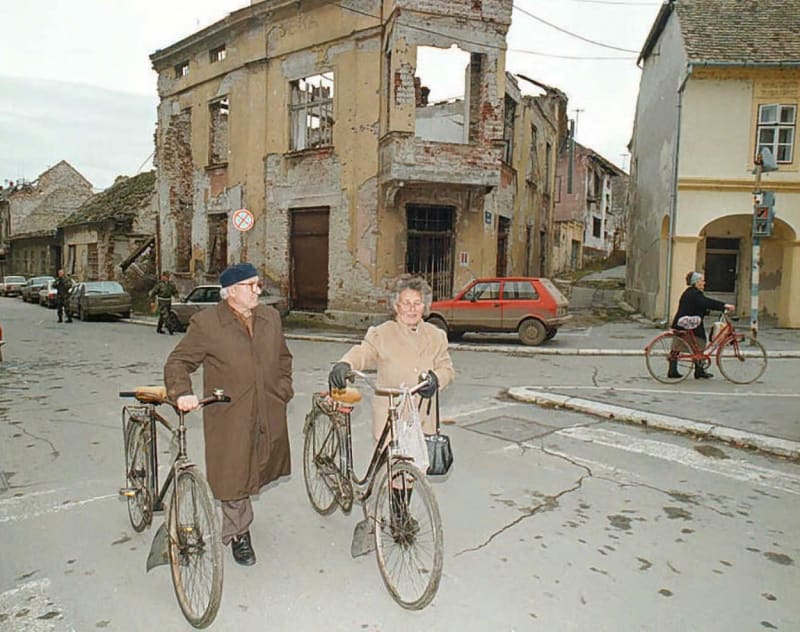Vukovar byl totálně zdemolován