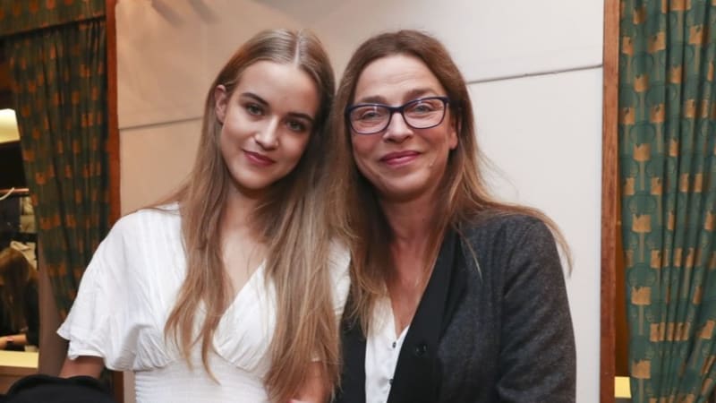 Lucie Zedníčková s dcerou Amelií, která je rovněž herečkou. 
