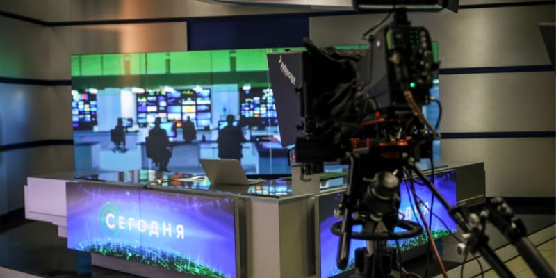 Hádka mezi hosty se strhla na ruském televizním kanálu NTV
