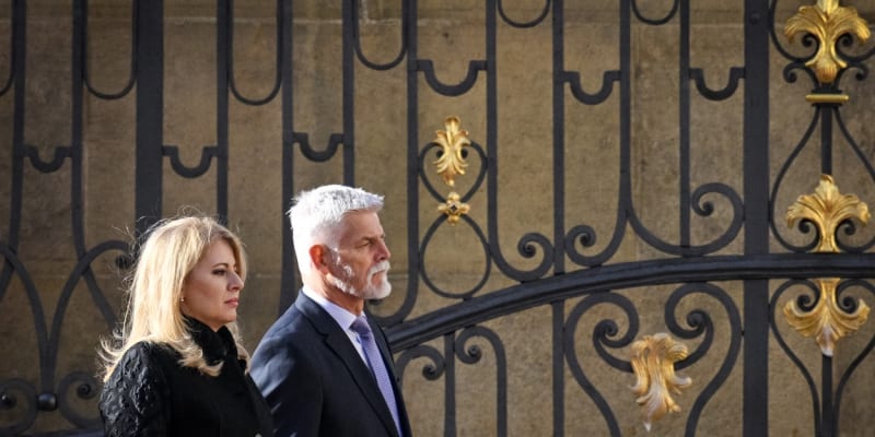 Pavel přivítal na Pražském hradě slovenskou prezidentku Čaputovou.