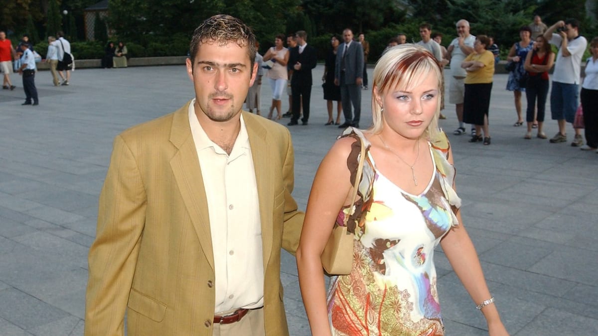 Roman Čechmánek se svou ženou Dagmar v roce 2003