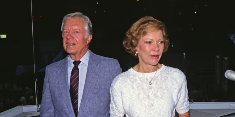Jimmy Carter a Rosalynn Carterová v 70. letech