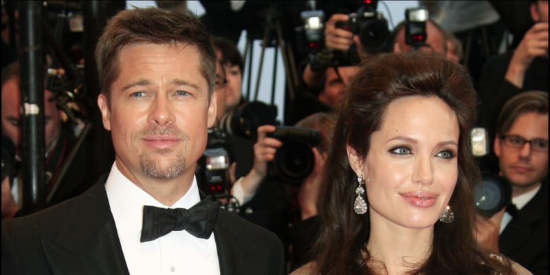 Angelina Jolie se svým bývalým manželem Bradem Pittem