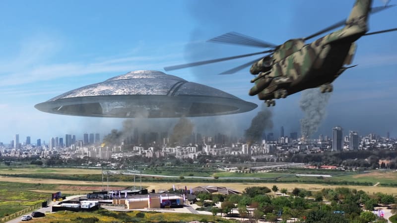 Ufo nad Santiagem (ilustrační foto)