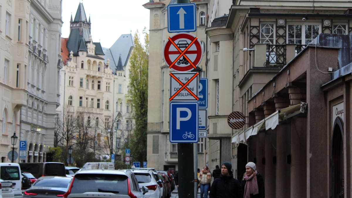 Zrušené značky zákazu vjezdu v centru Prahy