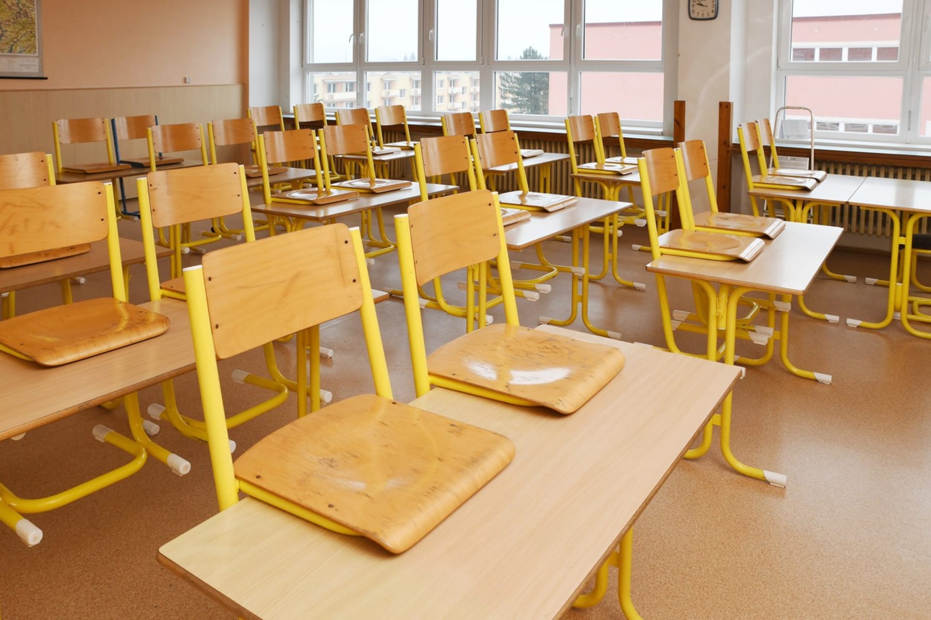 Prázdná školní třída (Ilustrační foto)