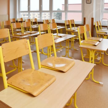 Prázdná školní třída (Ilustrační foto)