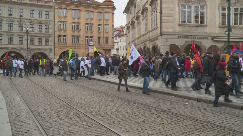 Česko zažilo velkou stávku.