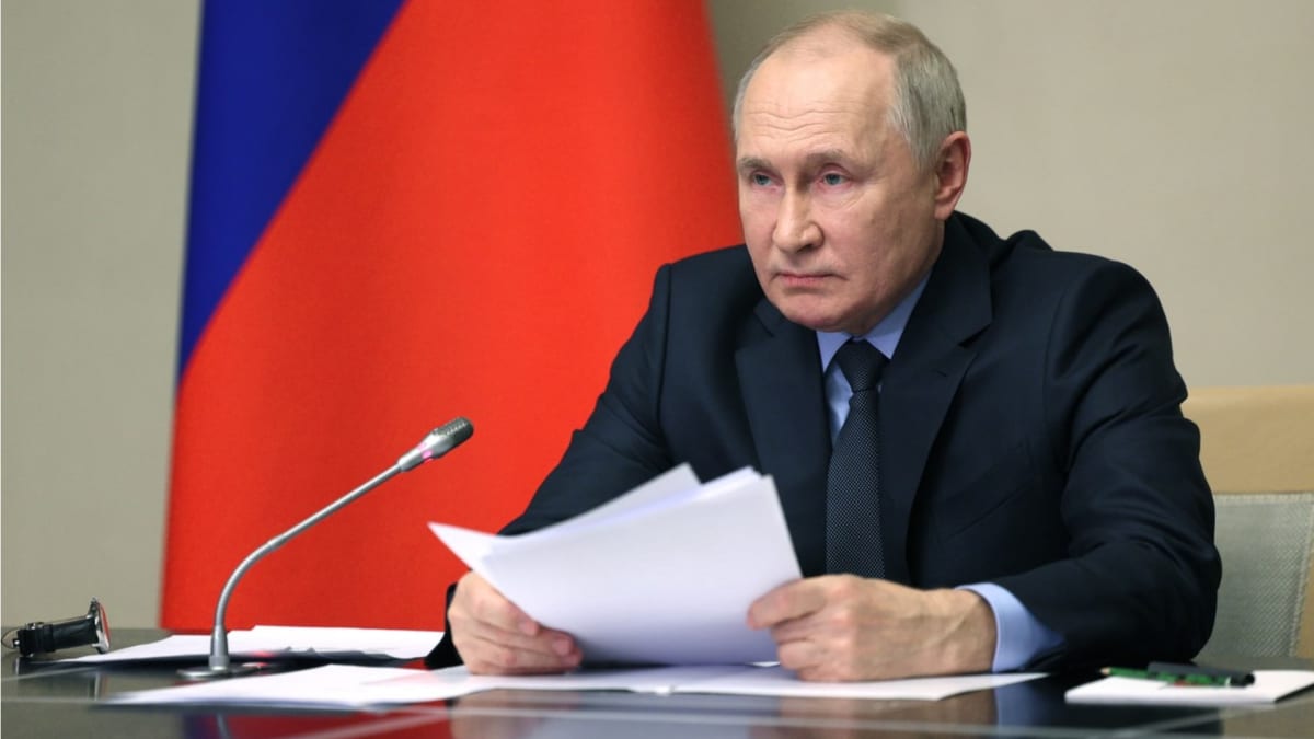 Ruský prezident Vladimir Putin (30. 10. 2023)