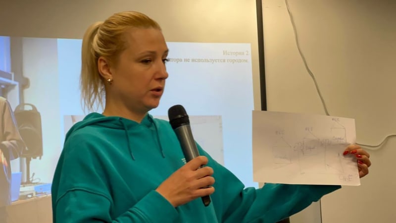 Ruská novinářka Jekatěrina Duncovová, která hodlá kandidovat proti Vladimiru Putinovi v prezidentských volbách.