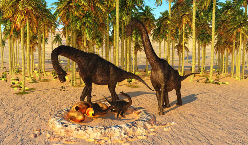 Dinosauří mláďata rostla velice rychle
