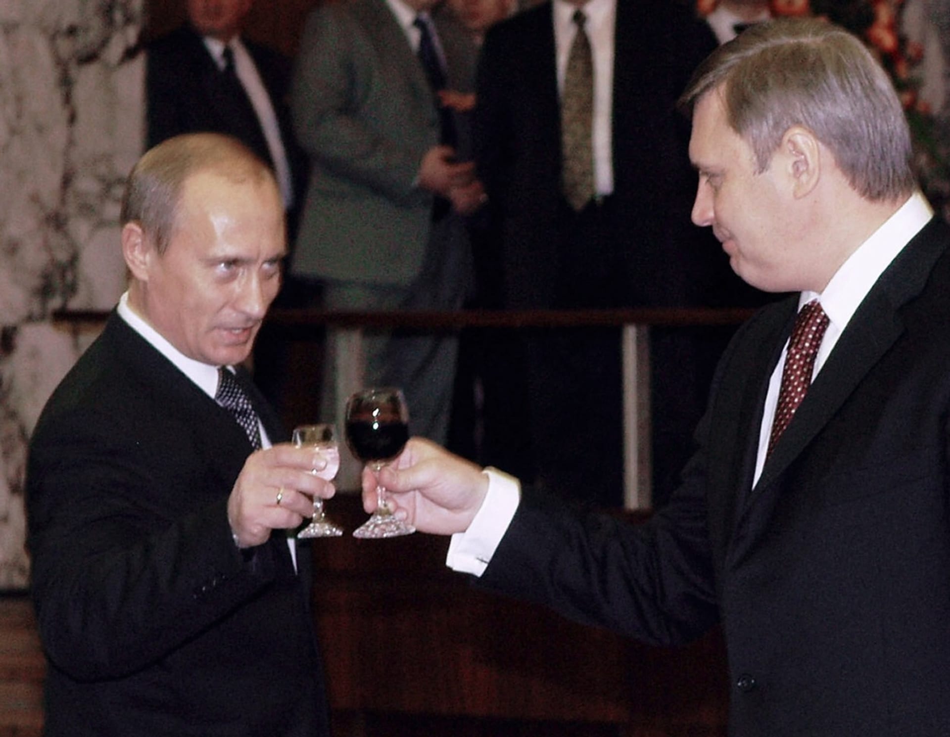 Vladimir Putin a Michail Kasjanov v roce 2003