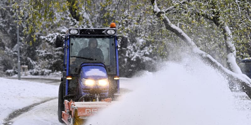 Česko ochromily přívaly sněhu