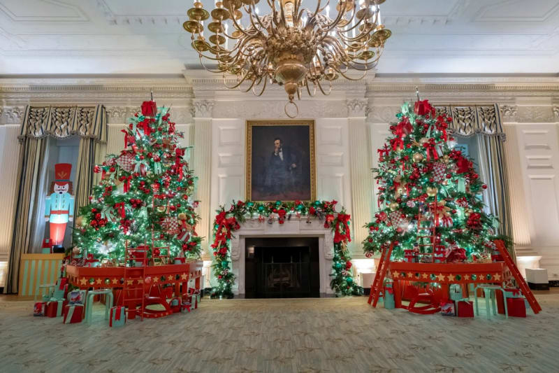Vánoční výzdoba Bílého domu 2023