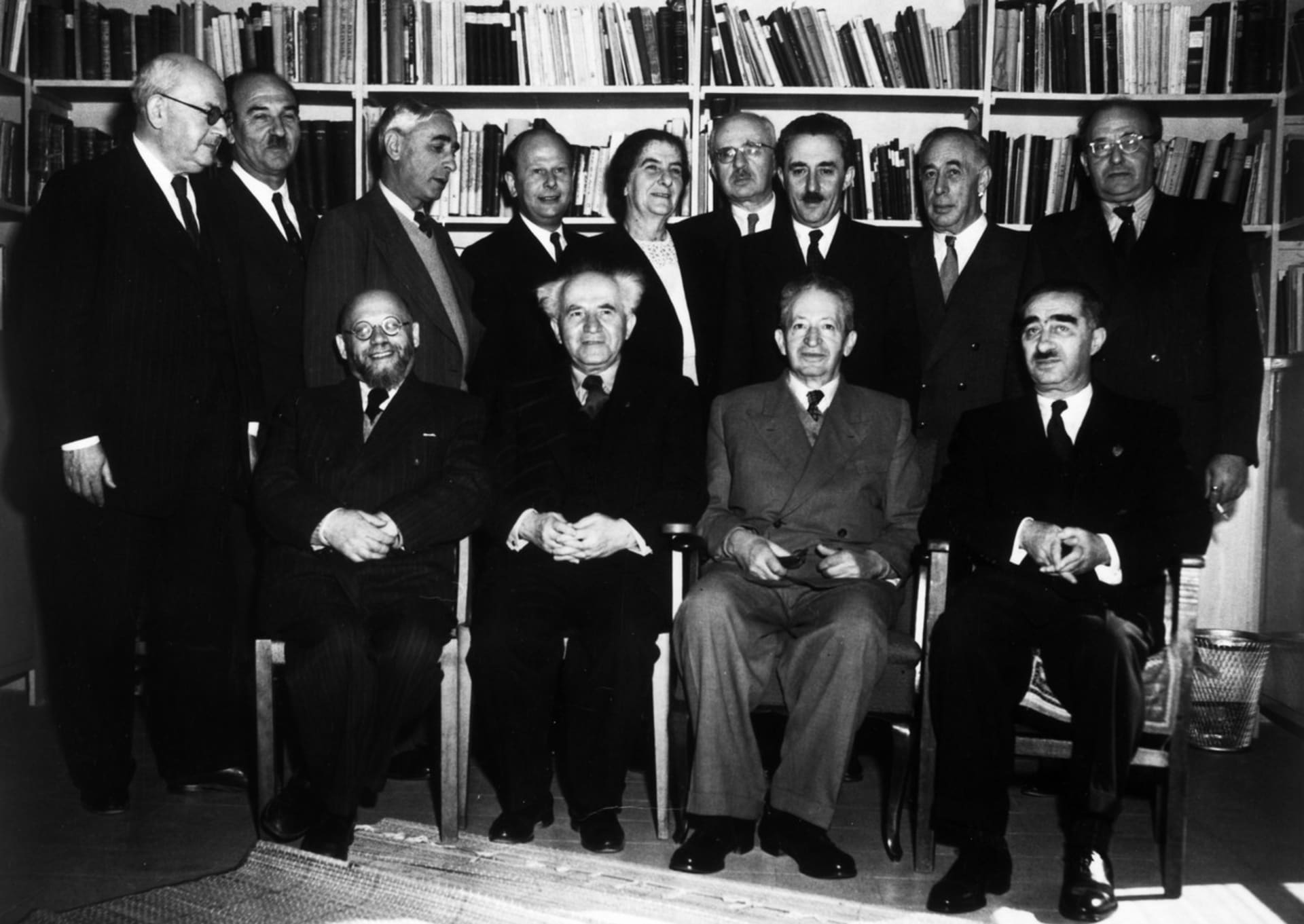 Golda Meirová byla v kabinetu Davida Ben Gurion jedinou ženou.