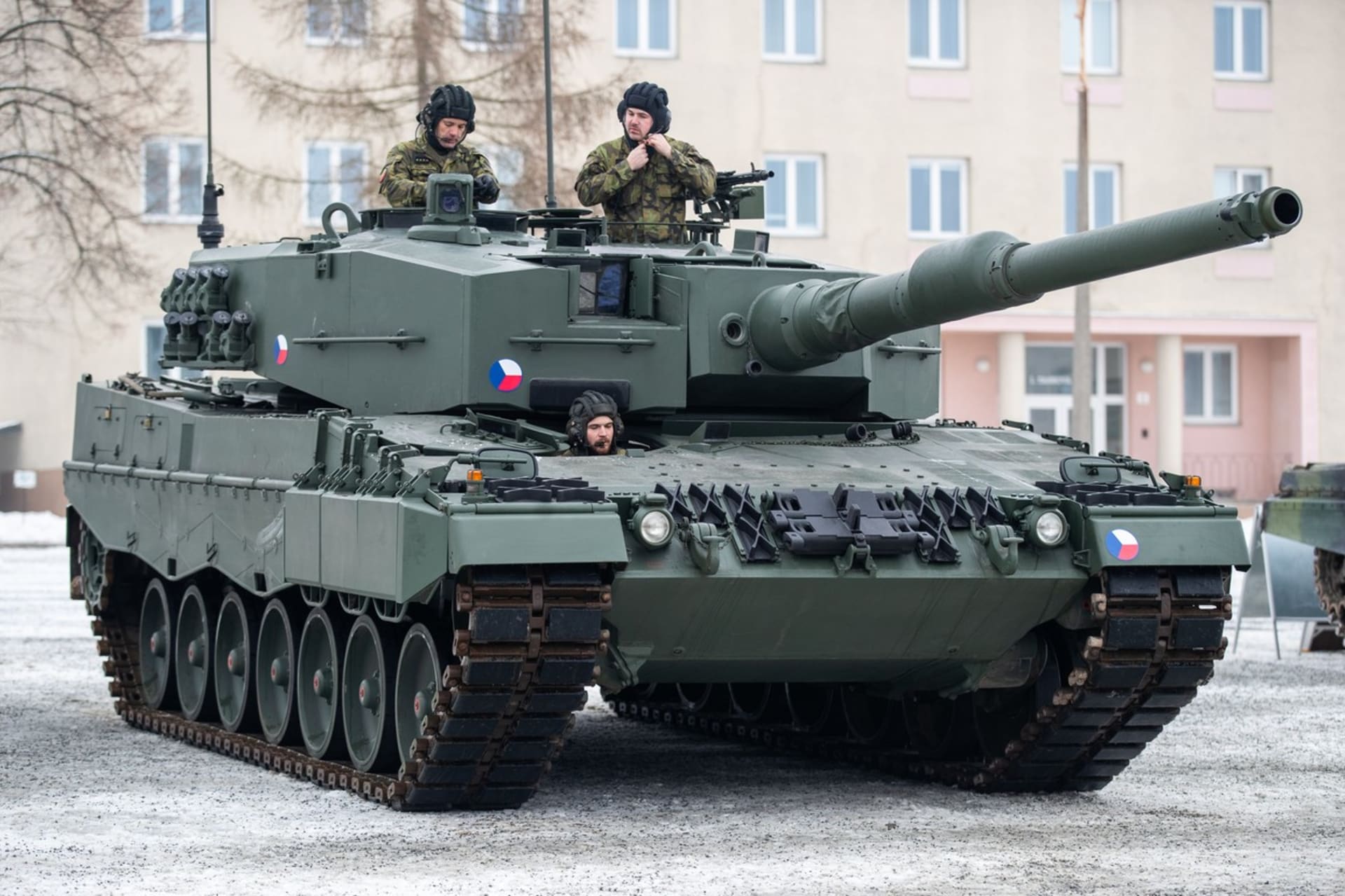 První německý Leopard 2A4 dorazil do Přáslavic už v prosinci 2022