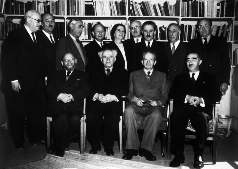 Golda Meirová byla v kabinetu Davida Ben Gurion jedinou ženou.