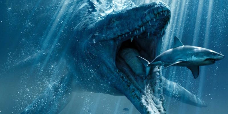 Proti mosasaurovi byl žralok jen soustem
