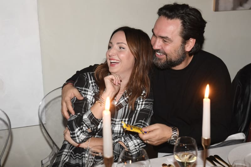 Veronika Arichteva s manželem a režisérem Biserem Arichtevem.