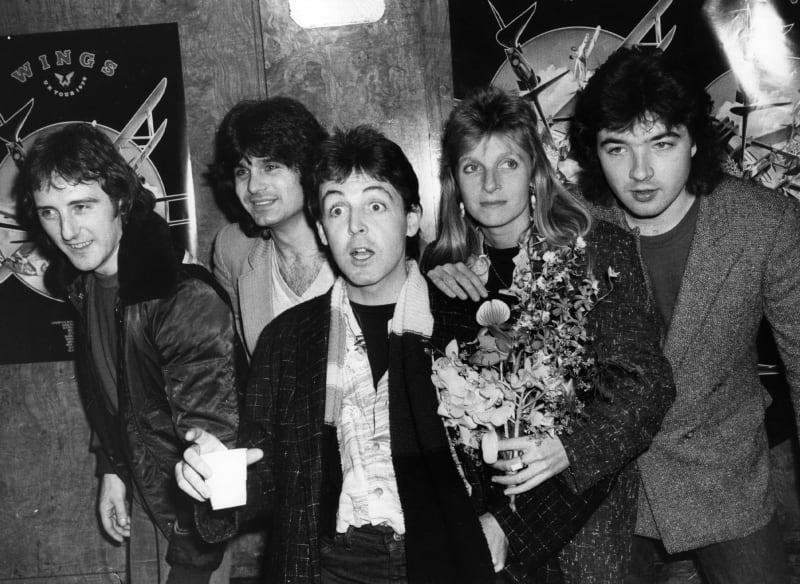 Denny Laine (vlevo) a Paul McCartney