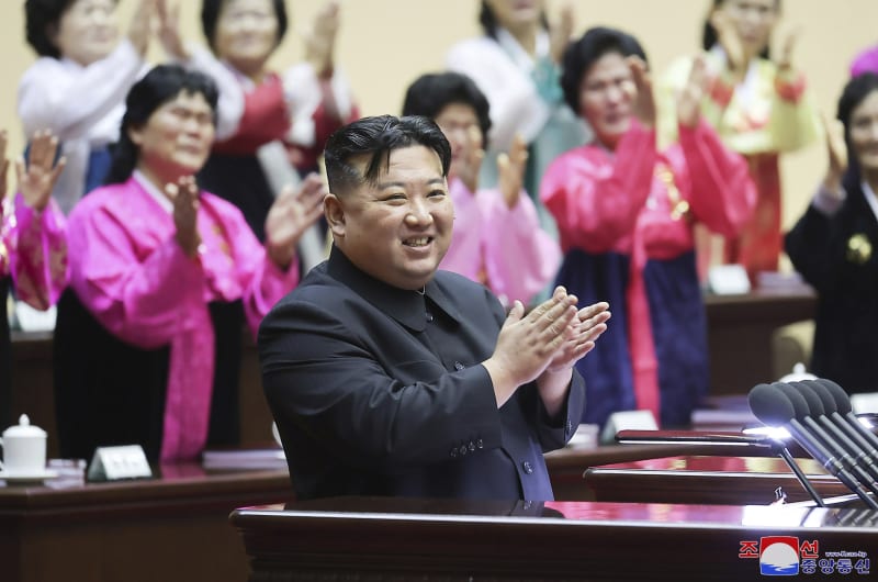 Vůdce Severní Koreje Kim Čong-un vyzval ženy, aby rodily více dětí.