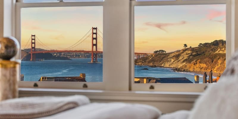 Dům, kde žil herec Robin Williams je na prodej: úchvatný výhled na slavný most Golden Gate