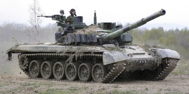 Modernizovaný T-72M4 CZ v roce 2006