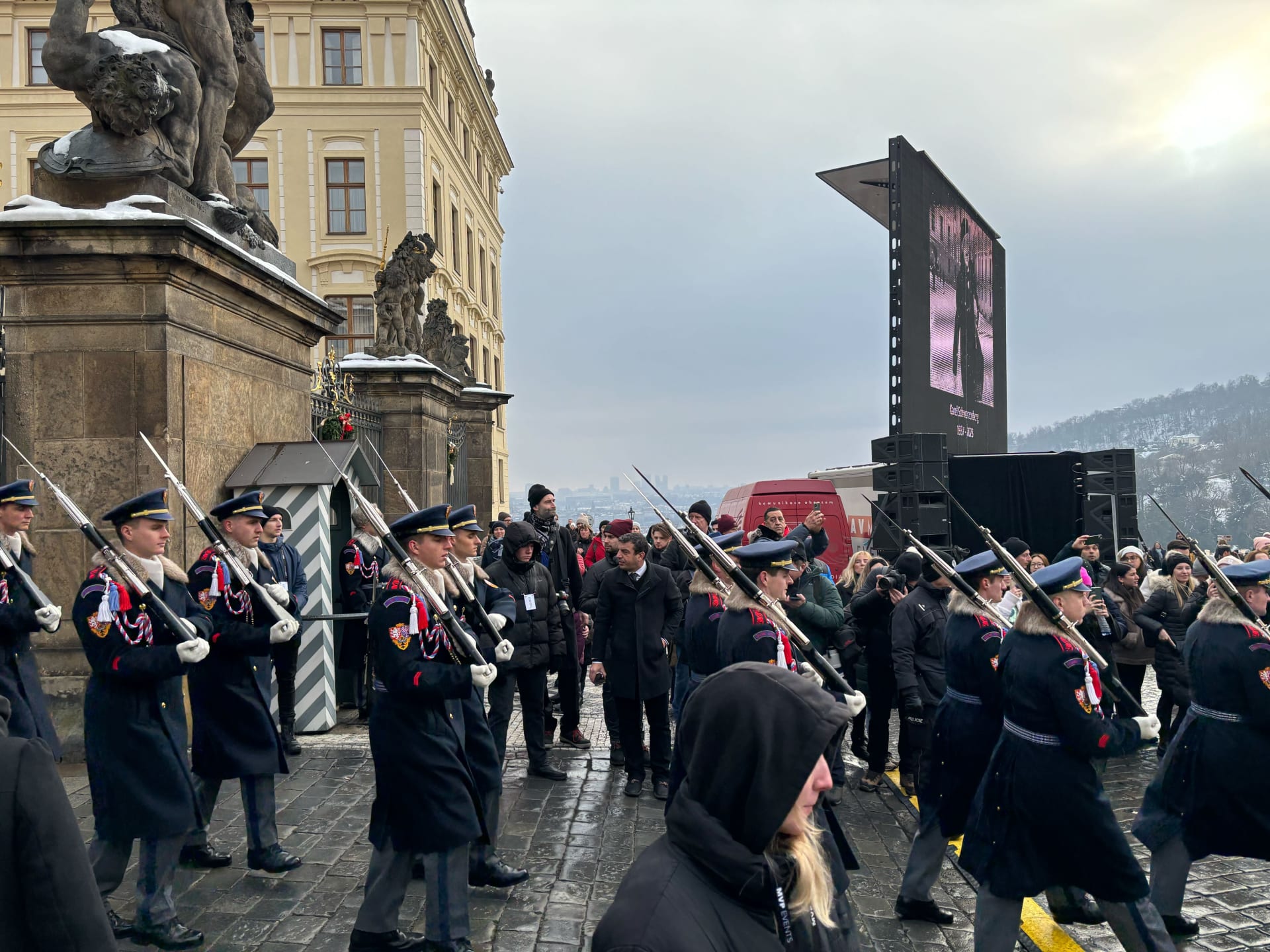 Pohřeb Karla Schwarzenberga na Pražském hradě