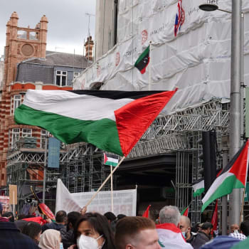Palestinská vlajka (ilustrační foto)