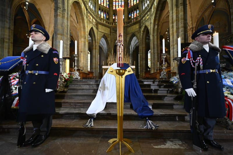 Pohřeb Karla Schwarzenberga v Chrámu svatého Víta (9. 12. 2023)