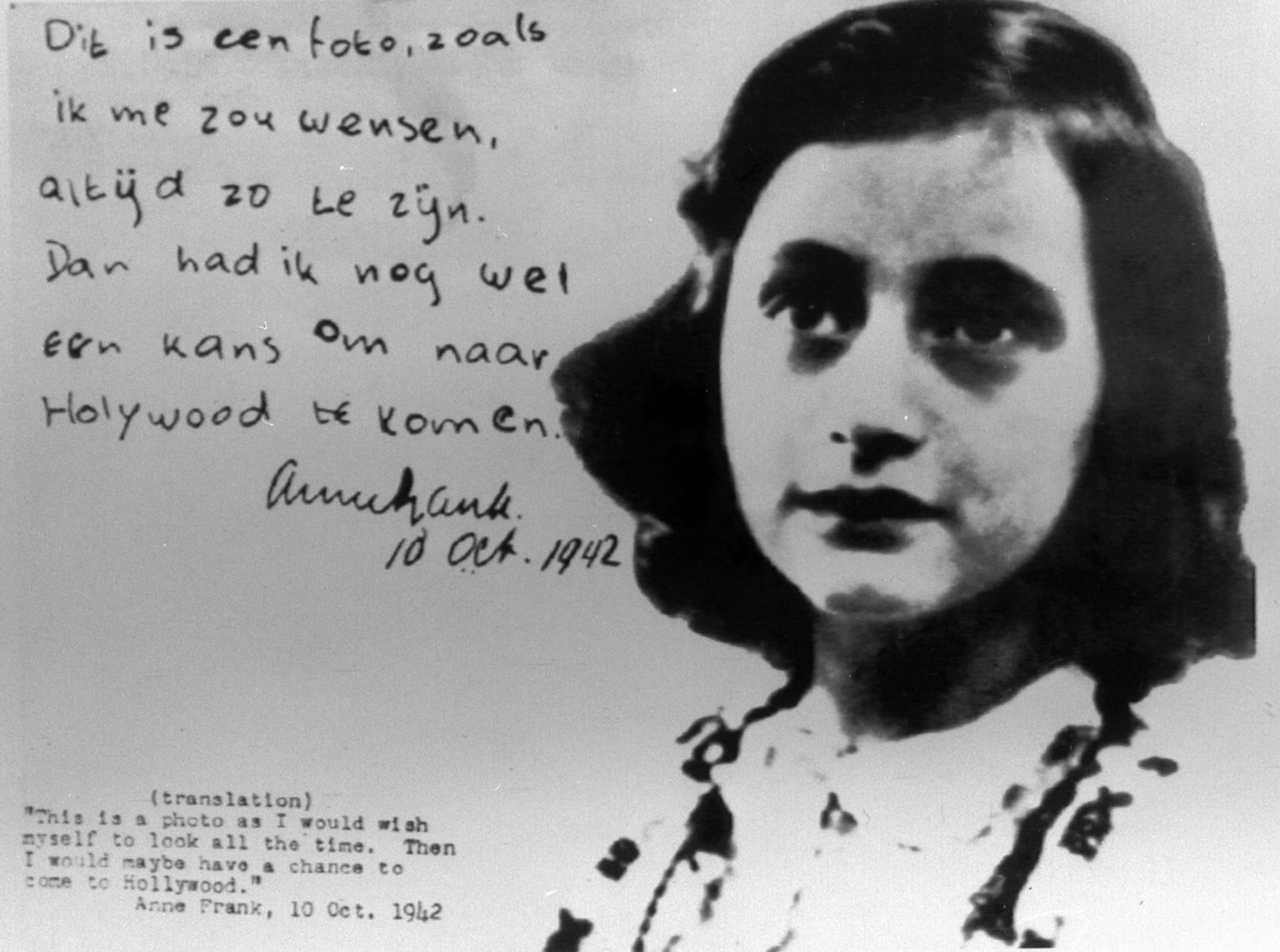 Anne Franková zemřela v koncentračním táboře na tyfus těsně před osvobozením