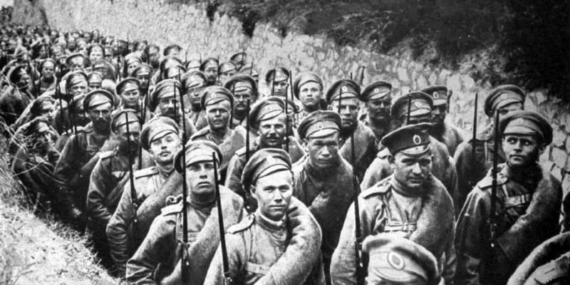 Ruská armáda nastoupila hned v úvodu první světové války do prudké ofenzivy