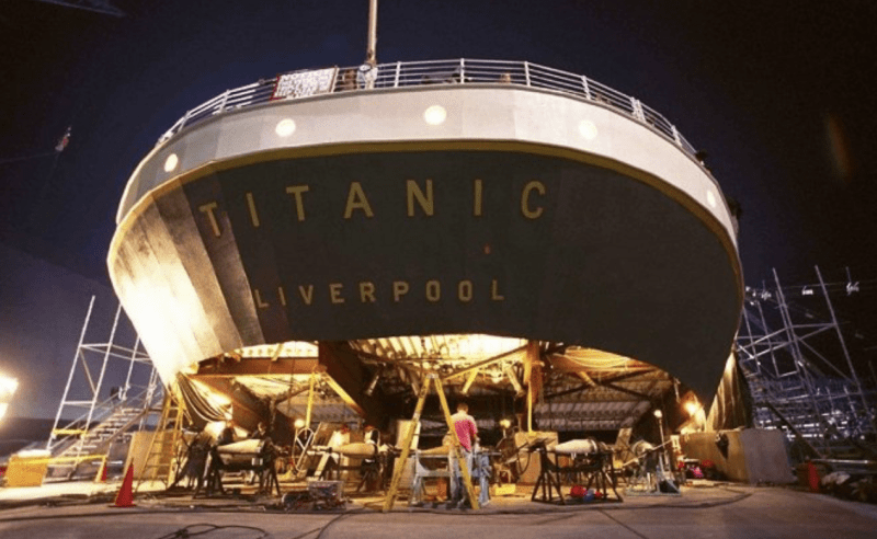 Natáčení filmu Titanic