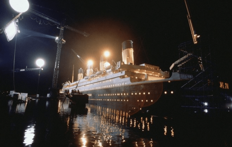 Natáčení filmu Titanic