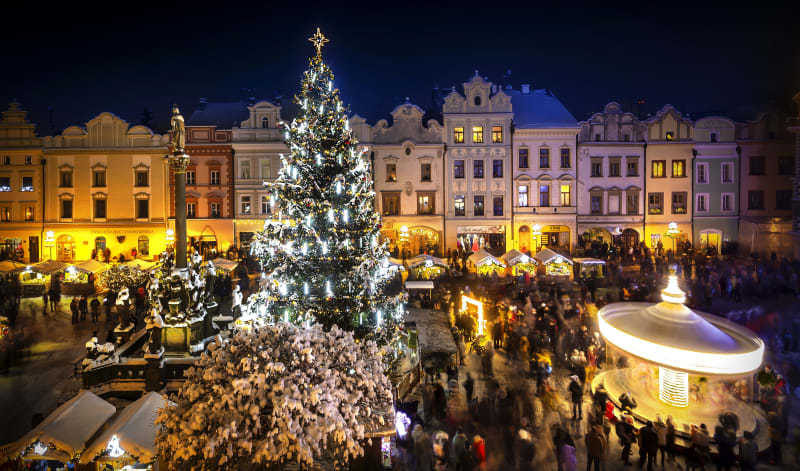 Vánoční trhy Pernštejnské náměstí Pardubice