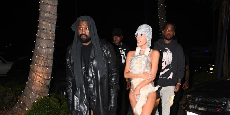 Kanye West spolu se svou ženou Biancou Censori
