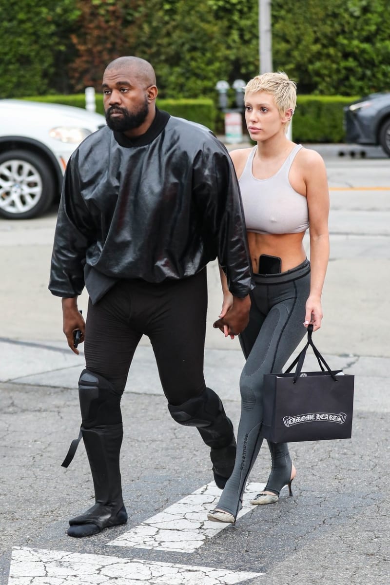 Kanye West s manželkou Biancou Censori.