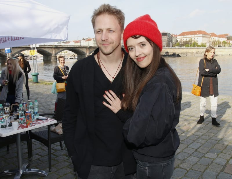 Tomáš Klus s manželkou Tamarou
