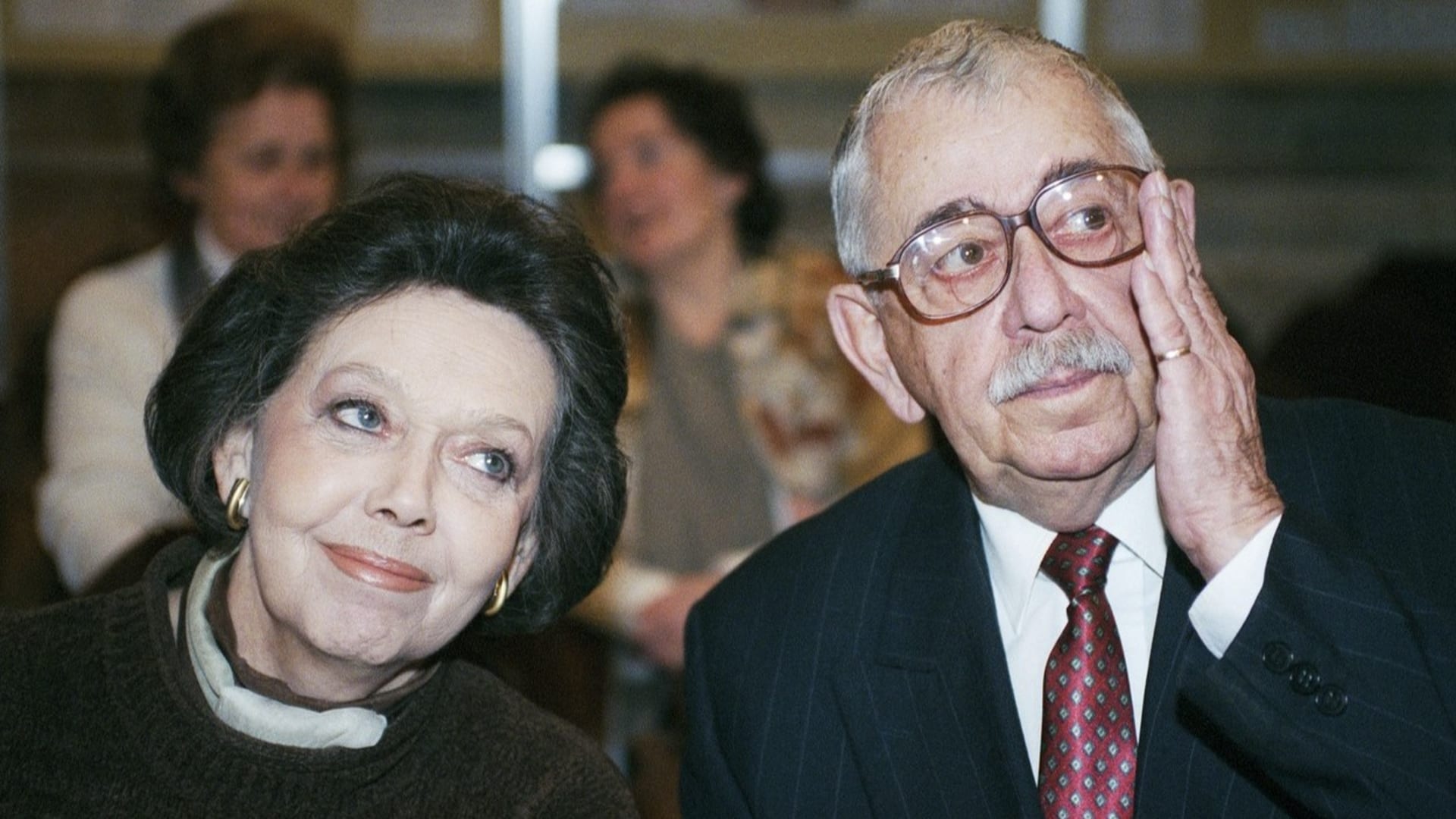Vlastimil Brodský a Jiřina Jirásková na fotografii z roku 1998.
