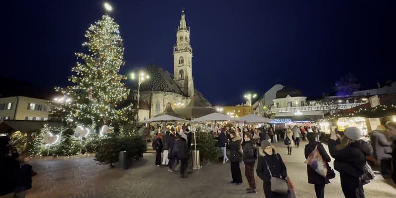 Štáb CNN Prima NEWS vyrazil na vánoční trhy do Bolzana.