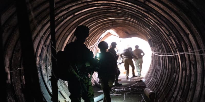 Izrael objevil v Pásmu Gazy údajně největší tunel vybudovaný Hamásem