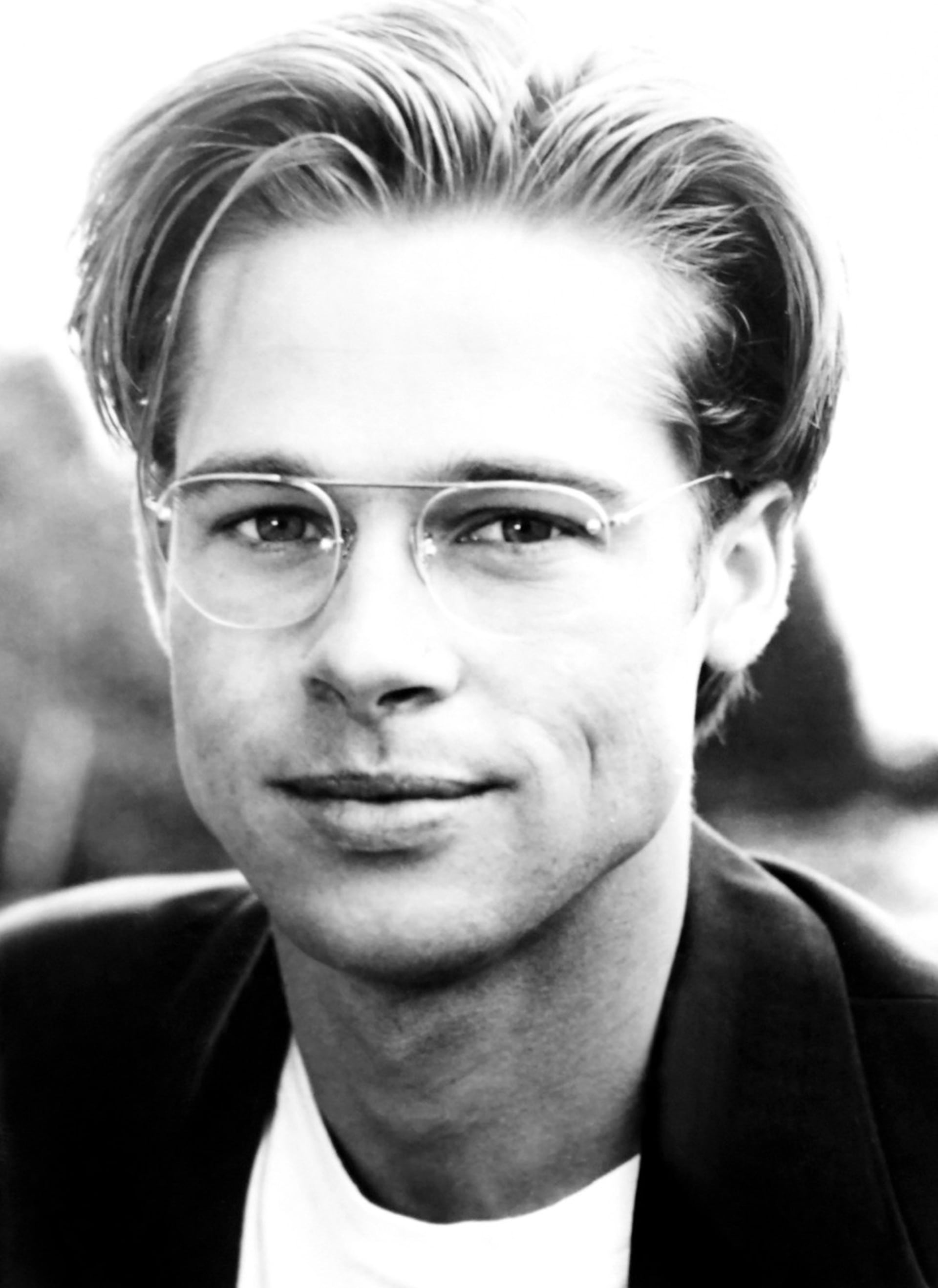 Brad Pitt jako vycházející herecká hvězda ve filmu Favorit (1994).