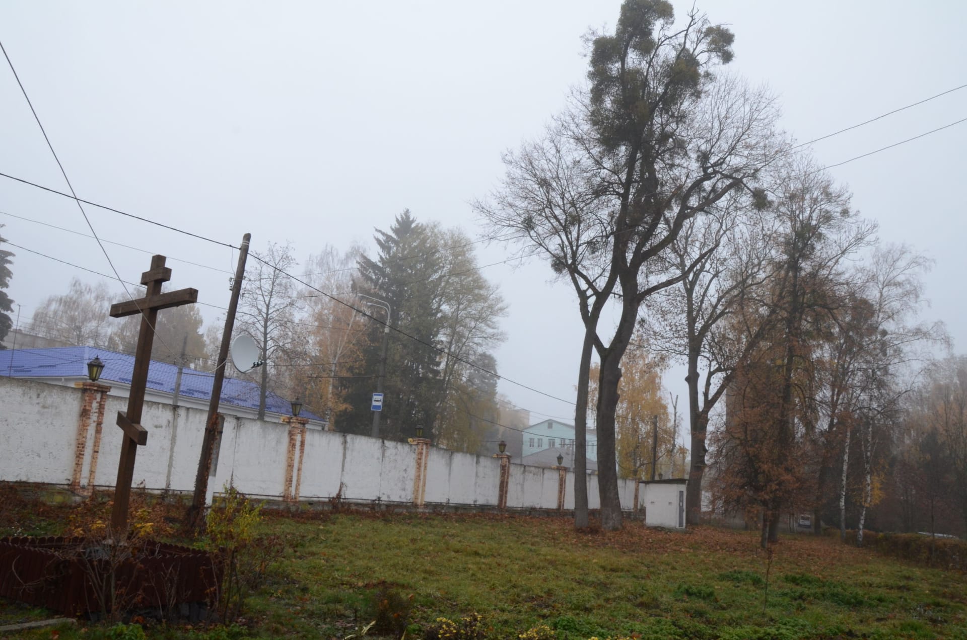 Pravděpodobné místo popravy 80 Čechů v Žitomiru na území dnešní vojenské nemocnice