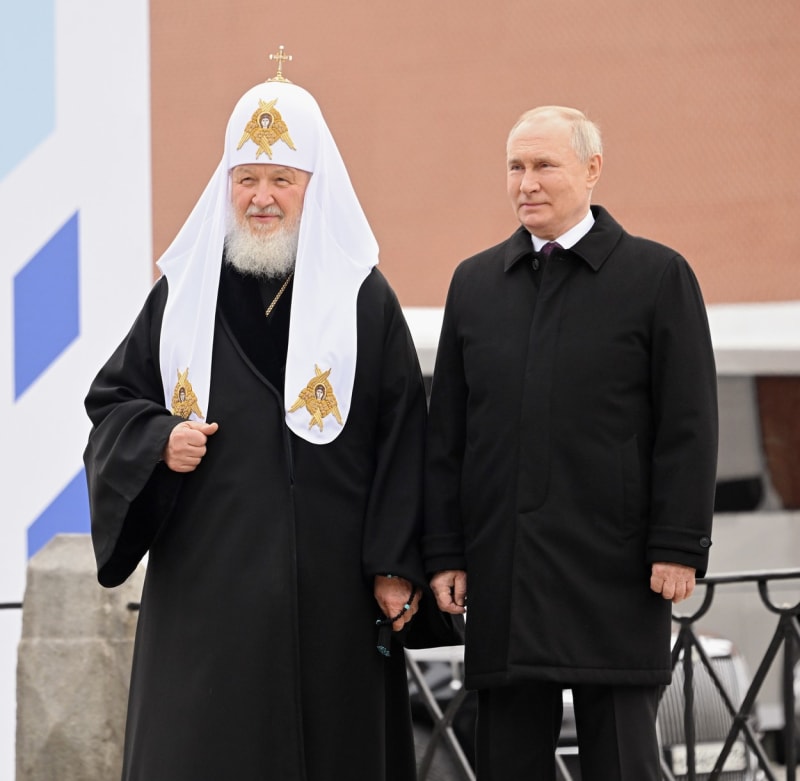 Patriarcha Kirill s ruským prezidentem Vladimirem Putinem