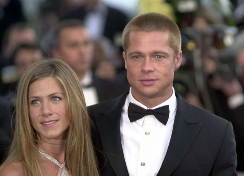 Brad Pitt a Jennifer Anniston.