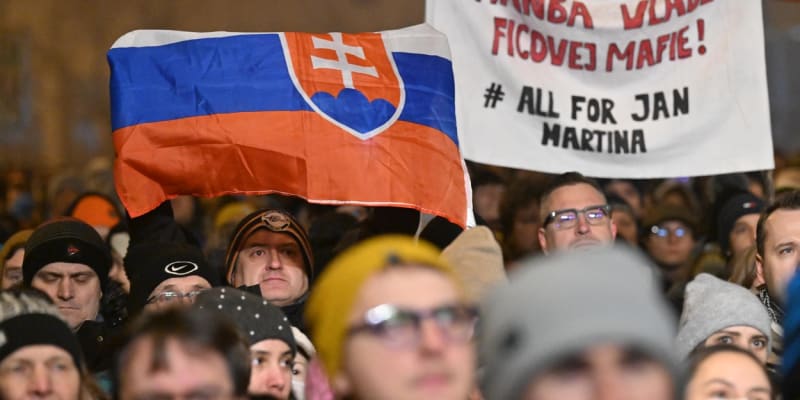 Protivládní protesty v Bratislavě (19. 12. 2023)