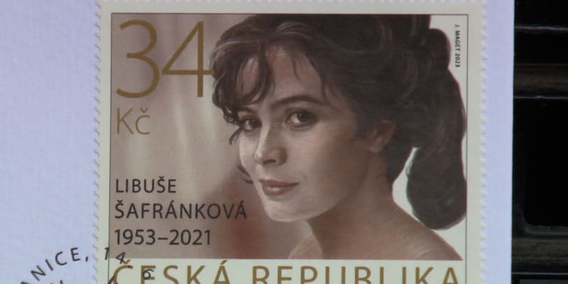 Poštovní známky s Libuší Šafránkovou