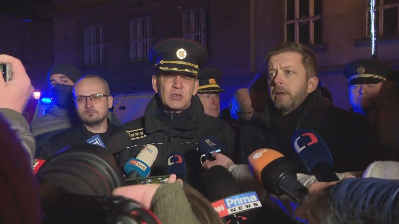  Policejní prezident Martin Vondrášek a ministr vnitra Vít Rakušan