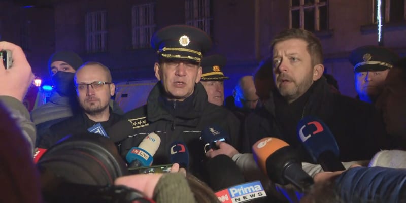  Policejní prezident Martin Vondrášek a ministr vnitra Vít Rakušan